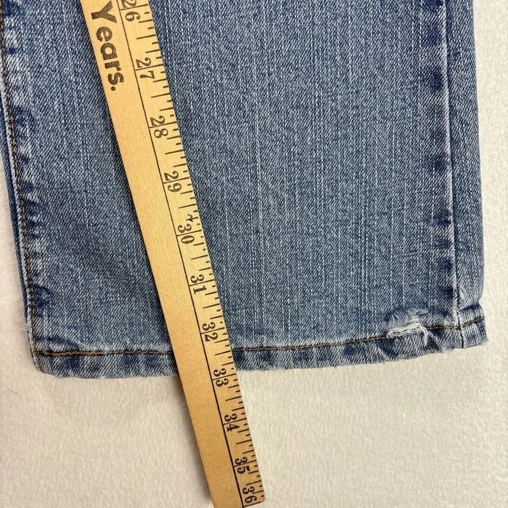 Levis 515 Womens Jeans 8L 31x33 Boot Cut Light Wash‎ Faded Barn Chore Hipster